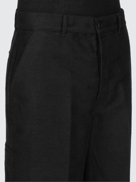 26FW 릭 오웬스 스트레이트 팬츠 RRU02F4386MOR09 BLACK - RICK OWENS