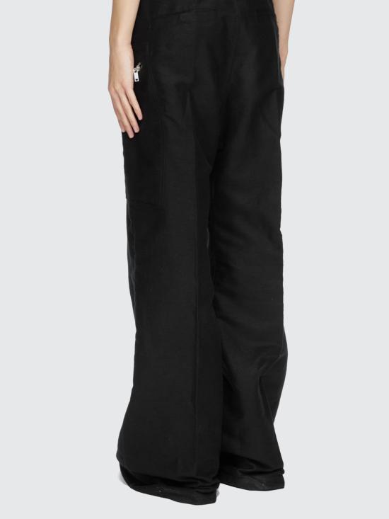 26FW 릭 오웬스 스트레이트 팬츠 RRU02F4386MOR09 BLACK - RICK OWENS