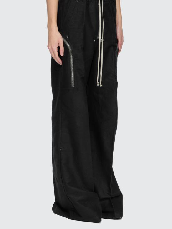 26FW 릭 오웬스 스트레이트 팬츠 RRU02F4386MOR09 BLACK - RICK OWENS