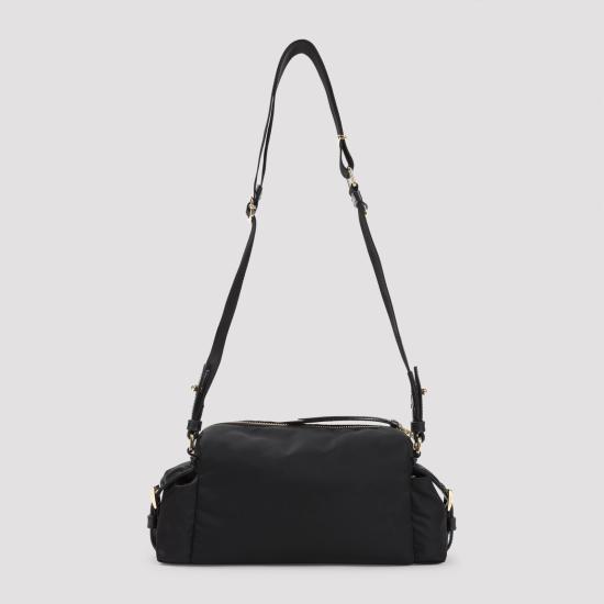 26FW 프라다 익스플로어 스몰 리나일론 및 가죽 숄더백 1BH232VNOORDLN F0002 BLACK - PRADA