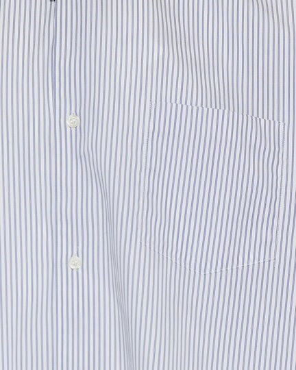 26SS 꼼데가르송 반팔 셔츠 HQB020S26 WHITENAVY - COMME DES GARCONS