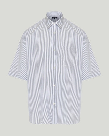 26SS 꼼데가르송 반팔 셔츠 HQB020S26 WHITENAVY