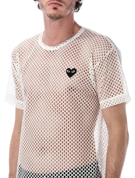 26SS 꼼데가르송 반팔 티셔츠 AXT352051 WHITE - COMME DES GARCONS