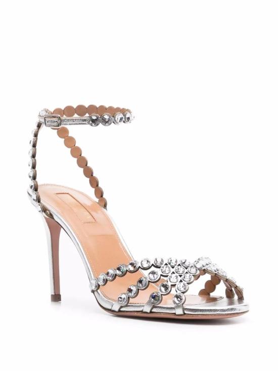 26FW 아쿠아주라 힐/펌프스 TQLMIDS0NPL CCC SILVER - AQUAZZURA