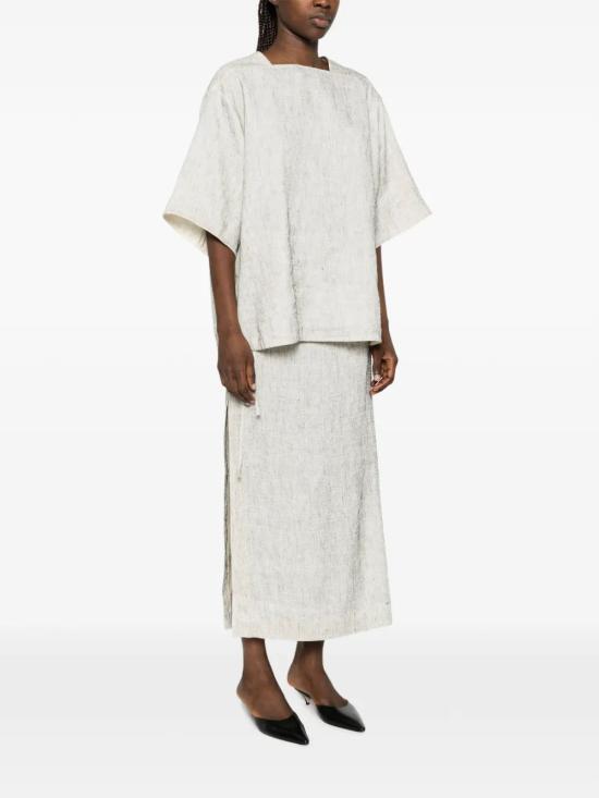 26SS 더로우 HAMZA 탑 HAMZA 탑 10817W4407WBK BLANCO - THE ROW