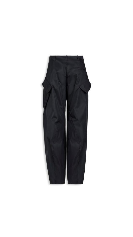 26FW 알라이아 스트레이트 팬츠 AA9P1388T448D995 NEGRO - ALAIA