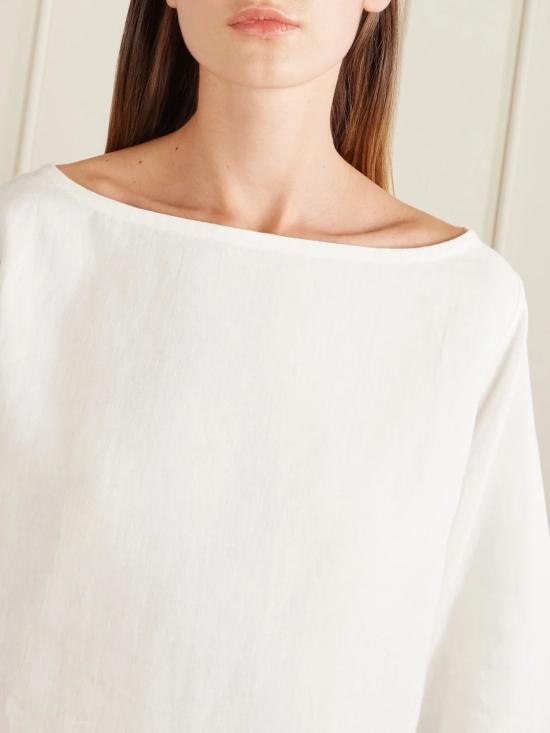26SS 더로우 긴팔 티셔츠 10843W4357WHT BLANCO - THE ROW