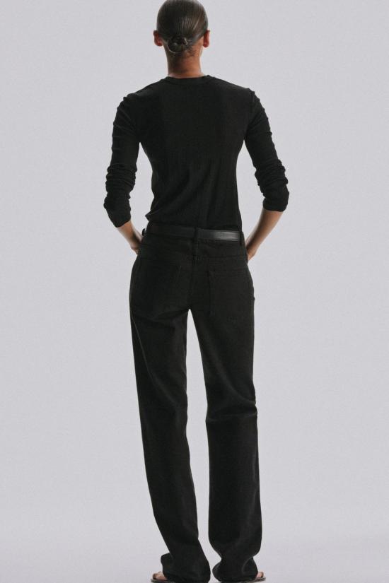 26FW 더로우 스트레이트 팬츠 6516W5047BLK NEGRO - THE ROW