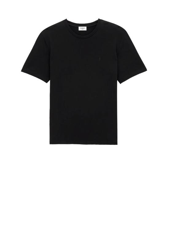 25FW 생로랑 반팔 티셔츠 819395Y2ZJ2 1000 BLACK