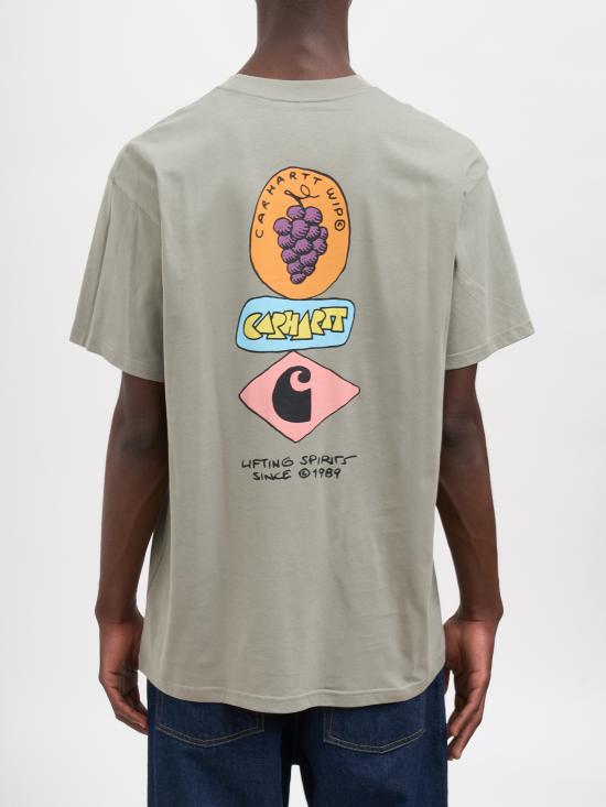 26FW 칼하트 WIP 반팔 티셔츠 RI0369023RFXX GREEN - CARHARTT WIP