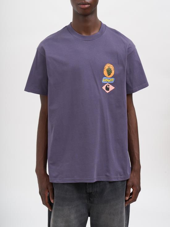 26FW 칼하트 WIP 반팔 티셔츠 RI0369023RIXX VIOLET