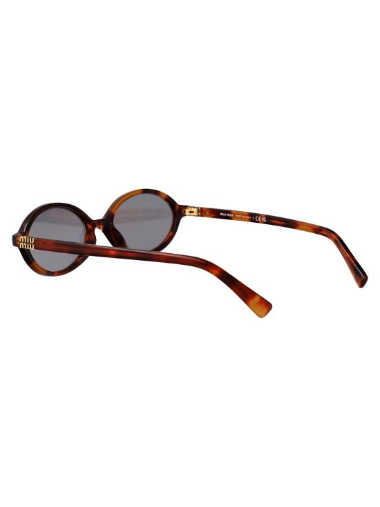  미우미우 뮤 리가르드 오벌 선글라스 0MU04ZS21C40O BROWN - MIU MIU