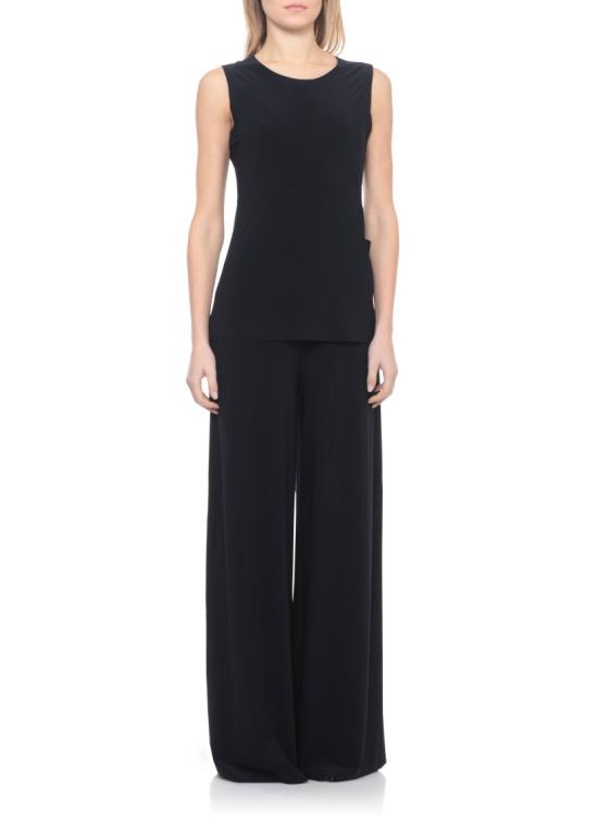 26SS 노마카말리 탑 KK4266PL107012 Black - NORMA KAMALI