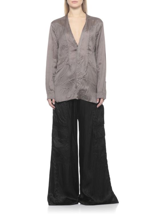 26SS 릭 오웬스 긴팔 티셔츠 RP01F6247K34 Brown - RICK OWENS