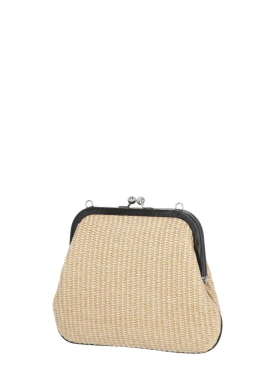 26SS 비비안웨스트우드 레더 스트랩 플랩 클러치 파우치 4B01001GWW01D0B402 Neutrals - VIVIENNE WESTWOOD