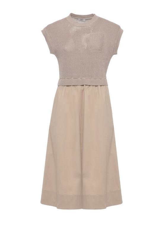 26SS 페세리코 미디 원피스 A82139F079312C46C Neutrals