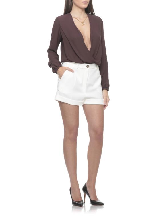 26SS 엘리자베타프랜치 숏팬츠 SH00961E2360 White - ELISABETTA FRANCHI