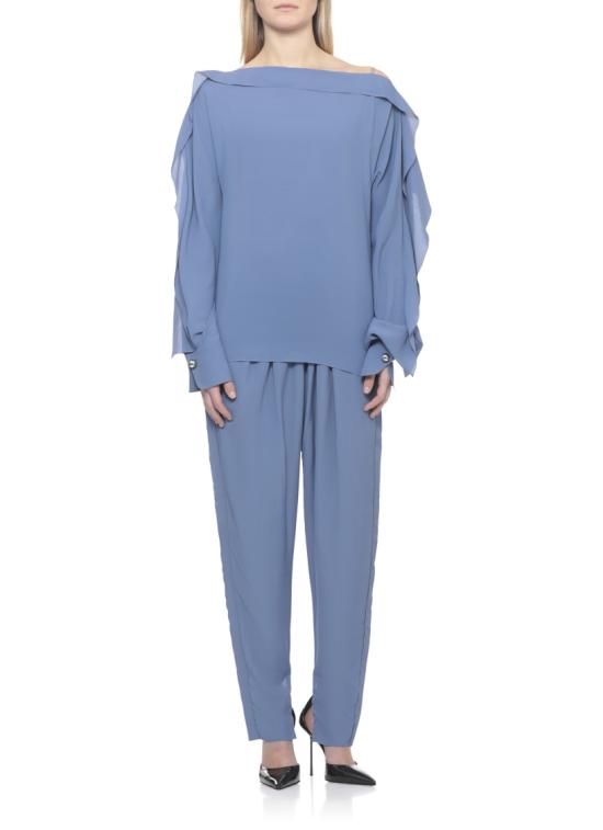 26SS 랑방 블라우스 RWTO00106253P26262 Blue - LANVIN