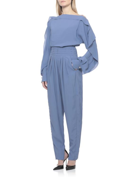 26SS 랑방 블라우스 RWTO00106253P26262 Blue - LANVIN
