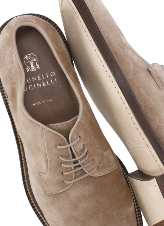 26SS 브루넬로 쿠치넬리 드레스 슈즈 MZUPAIT654C4298 Brown - BRUNELLO CUCINELLI