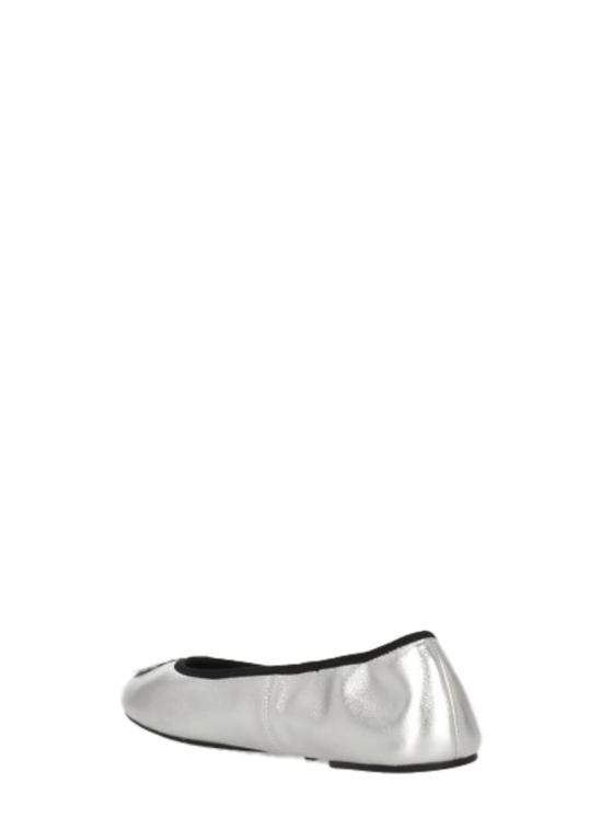 26SS 토리버치 레바 트래블 발레리나 플랫 178278040 White - TORY BURCH