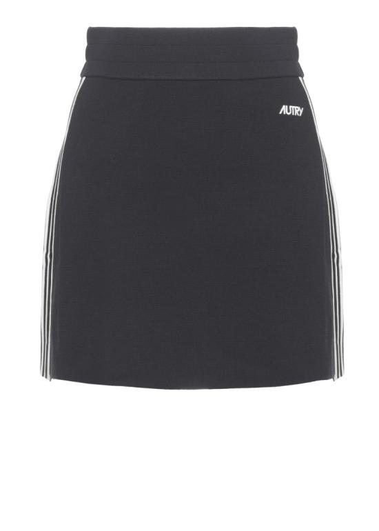 26SS 오트리 미디 스커트 SKPW031BBLUE Black
