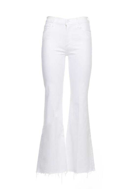 26SS 마더 데님 팬츠 P0085 753THE LIL DOOZY FRAYFOT White