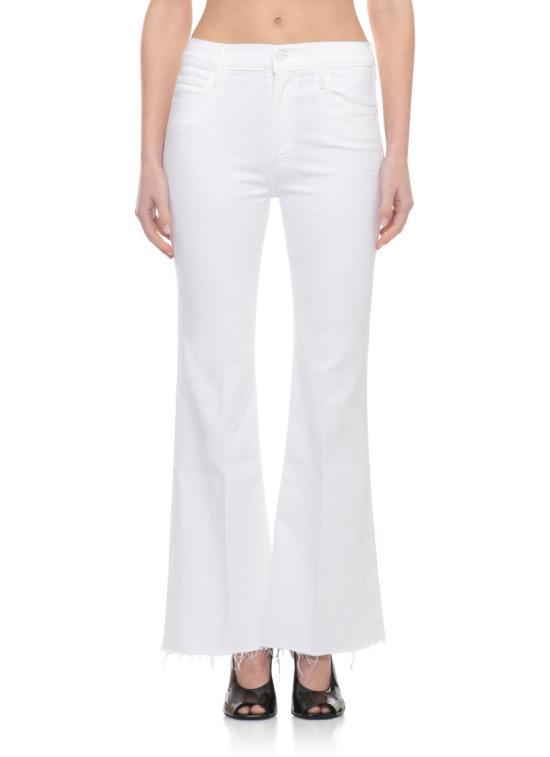 26SS 마더 데님 팬츠 P0085 753THE LIL DOOZY FRAYFOT White - MOTHER