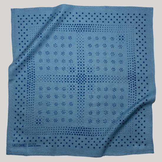  라스트 찬스 텍스타일스 머플러/스카프 라스트 찬스 텍스타일 염색 실크 반다나 - LAST CHANCE TEXTILES