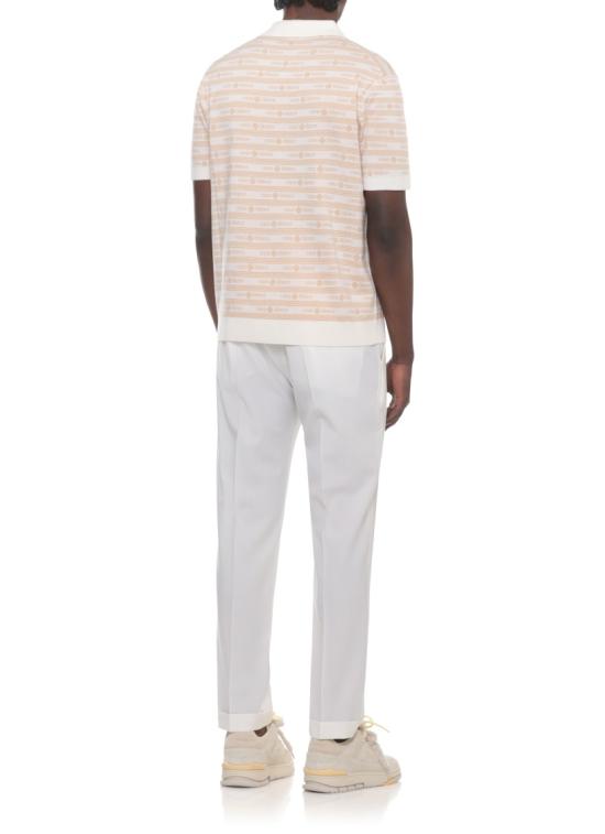26FW 카사블랑카 폴로 티셔츠 MPF26KW142801MERINO Neutrals - CASABLANCA