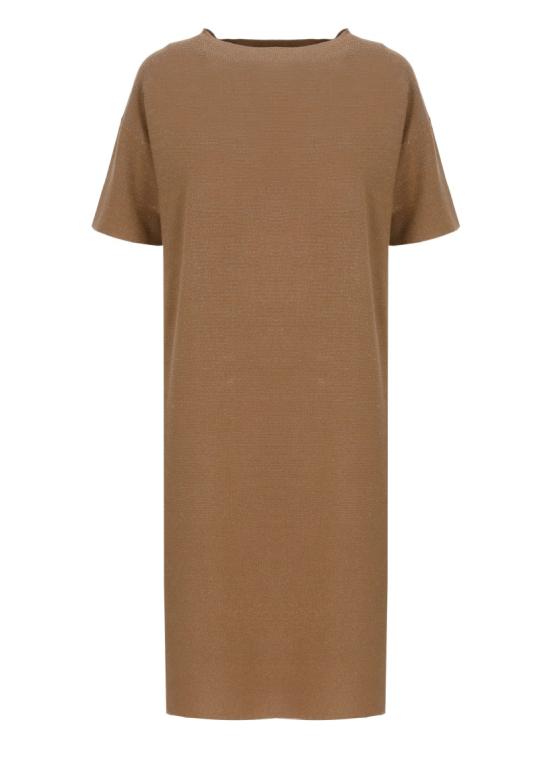26SS 파비아나 필리피 율, 코튼 & 루렉스 드레스 파비아나 필리피 ABD266F178L7661268 Brown