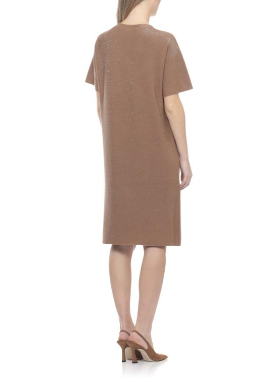 26SS 파비아나 필리피 율, 코튼 & 루렉스 드레스 파비아나 필리피 ABD266F178L7661268 Brown - FABIANA FILIPPI