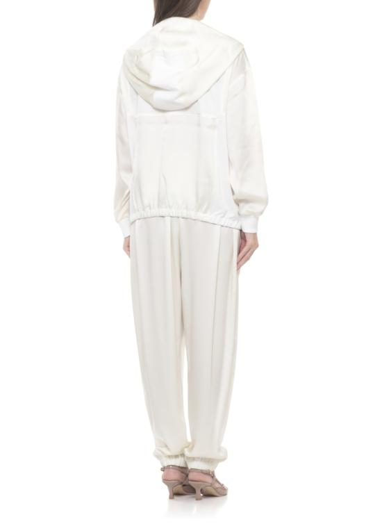 26SS 파비아나 필리피 긴팔 티셔츠 MAD266F049L910VR1 White - FABIANA FILIPPI