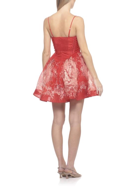 26SS 짐머만 미디 원피스 6913DC261RDME Red - ZIMMERMANN