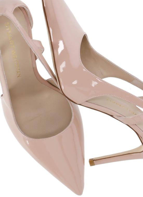 26SS 스튜어트 와이츠먼 힐/펌프스 STUART POWER CUTOUT 85PATENTBLUSHFUL Pink - STUART WEITZMAN