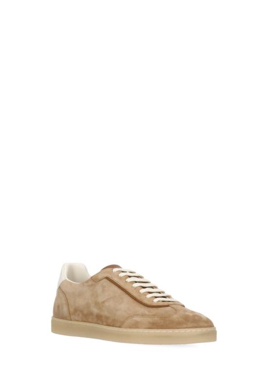 26SS 브루넬로 쿠치넬리 스웨이드 스니커즈 MZUMGLJ336CFJ44 Neutrals - BRUNELLO CUCINELLI