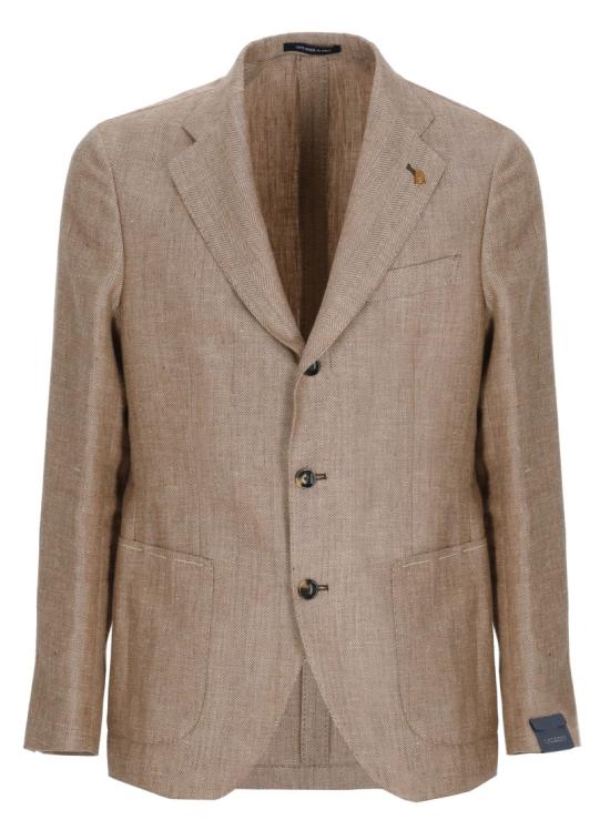 26SS 라 토레 레드 수트 자켓 F85UJ0253500 Brown