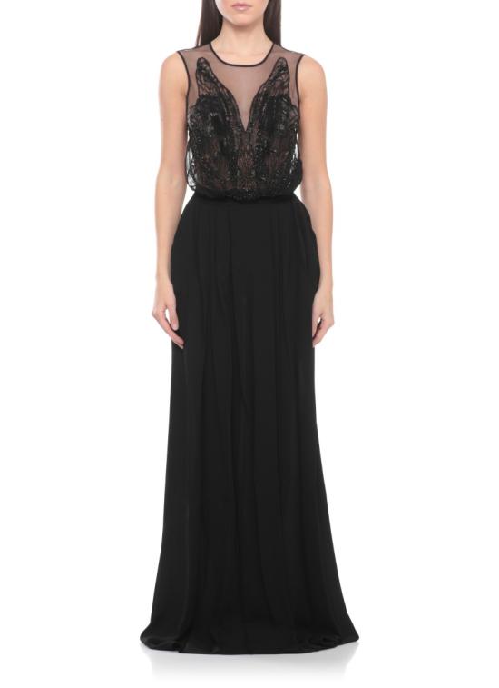 26SS 엘리자베타프랜치 롱 원피스 ABR4262E2110 Black - ELISABETTA FRANCHI