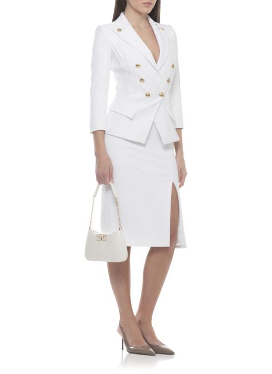 26SS 엘리자베타프랜치 수트 자켓 GI21861E2360 White - ELISABETTA FRANCHI