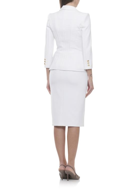 26SS 엘리자베타프랜치 수트 자켓 GI21861E2360 White - ELISABETTA FRANCHI