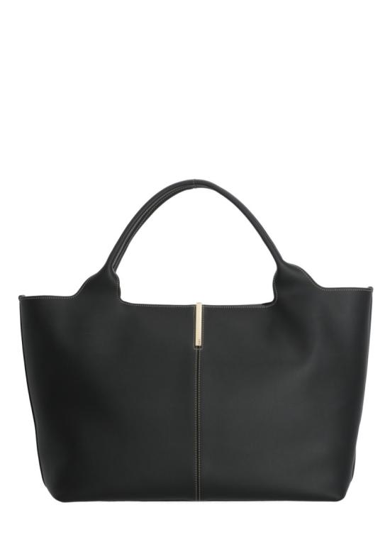26SS 토즈 미디움 쇼퍼백 XBWEBRA0300UBLB999 Black
