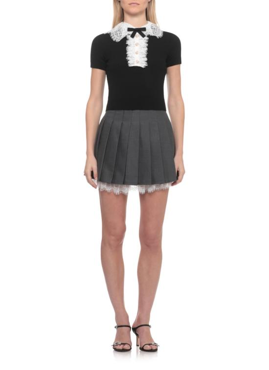 26FW 셀프 포트레이트 블라우스 PF26134TBBLACK KNIT LACEBLACK - SELF PORTRAIT