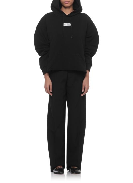 26SS MM6 메종마르지엘라 코튼 후디드 스웨트셔츠 S52GU0235M25025900 Black - MM6 MAISON MARGIELA