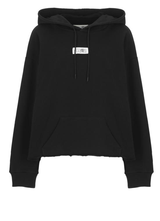 26SS MM6 메종마르지엘라 코튼 후디드 스웨트셔츠 S52GU0235M25025900 Black