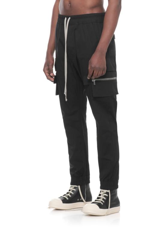 26SS 릭 오웬스 트레이닝/조거 팬츠 RU01F2396TE09 Black - RICK OWENS