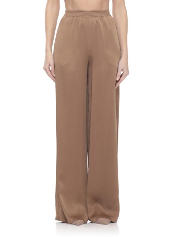 26SS 파비아나 필리피 아멜리아 엔버 새틴 팬츠 PAD266F291D9081268 Brown - FABIANA FILIPPI