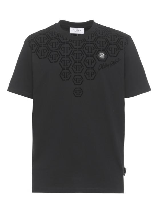 26SS 필립 플레인 반팔 티셔츠 SAFCMTK8682PJY002N02 Black
