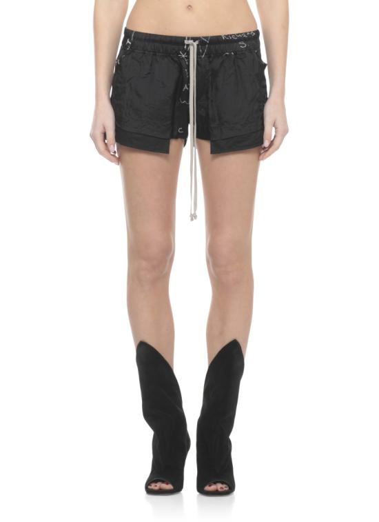 26SS 릭 오웬스 포크 박서 쇼츠 RP01F6316KP10911 Black - RICK OWENS