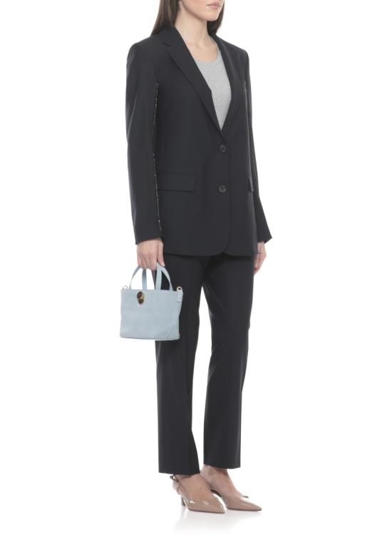 26SS 파비아나 필리피 바이스트레치 라이트웨이트 울 오버사이즈 재킷 GCD266F218L7715146 Black - FABIANA FILIPPI