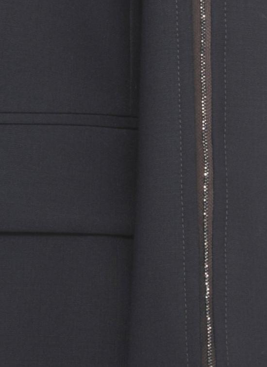 26SS 파비아나 필리피 바이스트레치 라이트웨이트 울 오버사이즈 재킷 GCD266F218L7715146 Black - FABIANA FILIPPI